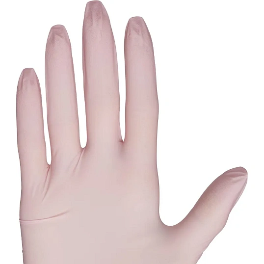 Перчатки нитрил. н/с н/о 3,5гр./шт роз FOXY-GLOVES S 50 пар/уп ШК8614/05454