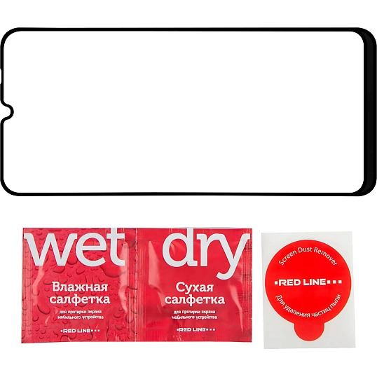 Защитное стекло Red Line УТ000035053 Samsung Galaxy A14 FullGLUE черный