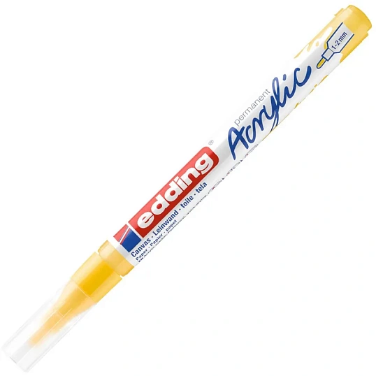 Маркер акриловый Edding 5300/905.кругл.нак. 1-2 мм. Цвет Желтый