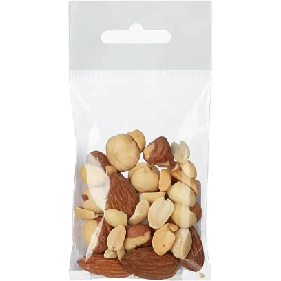 Ореховая смесь (фундук, миндаль, арахис) обжаренные очищенные, 20гх10шт/уп