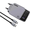 Зарядное устройство сет. UGREEN X755(25871)Nexode Pro 65W 3-Port+каб.1м сер