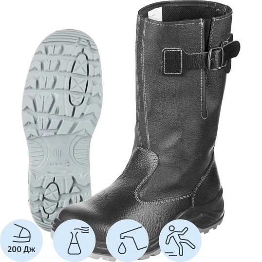 Сапоги Профи NEW ПУ/ТПУ с МП (р.36) (мод.70К МП)