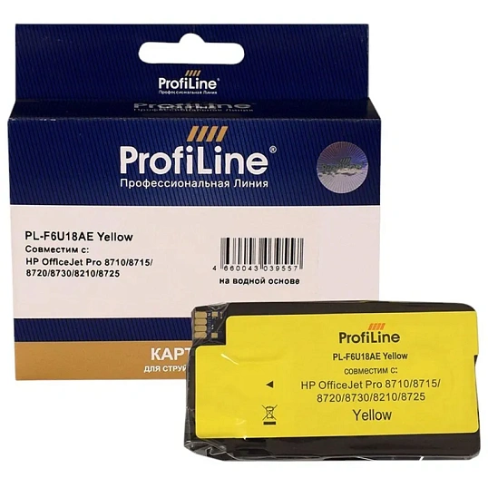 Картридж струйный ProfiLine PL-F6U18AE N953XL жел. для HP OJ Pro 7720/8720