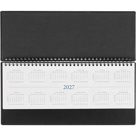 Планинг датированный 2027 Attache Вива 303х150мм 60л черный