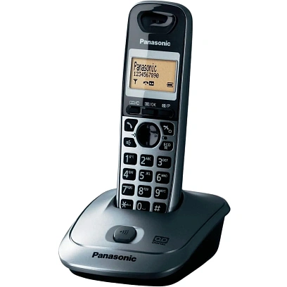 Радиотелефон Dect Panasonic KX-TG2521RUT темно-сер метал (KX-TG2521RUT)