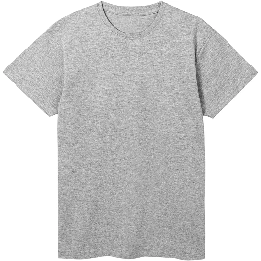 Футболка Ф01 (160 г.) с кор.рукавом серый меланж (L)