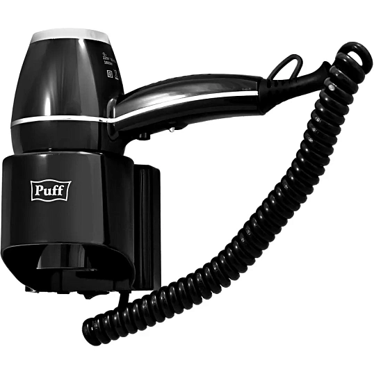 Фен Puff-1800Вl,черный, 1,8 кВт