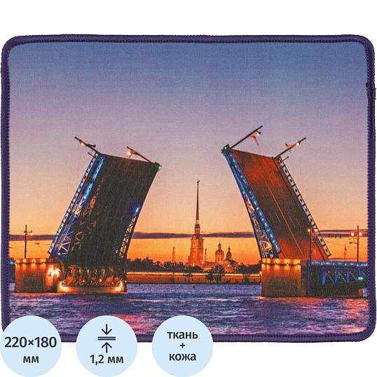 Коврик для мыши BigTech HMP0015v.1 иск.кожа/22х18х0,12