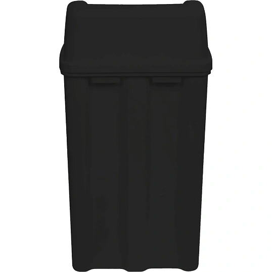 Контейнер для мусора R-3519В Luscan Professional настенный черный 50 л