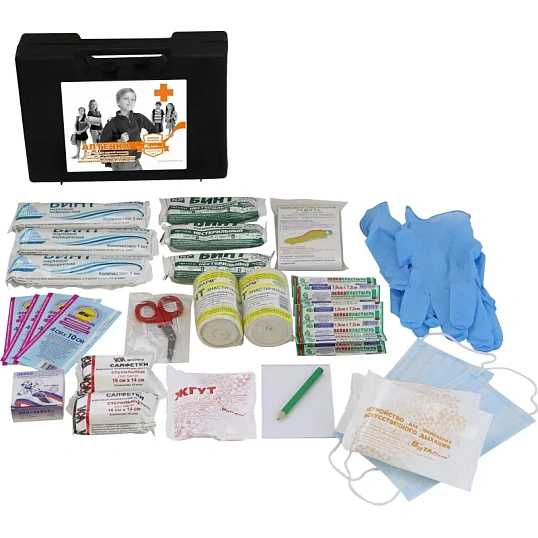 Аптечка первой помощи д/учебных и общеобр учрежд ф 20- 02/06 пр№ 261н 54184