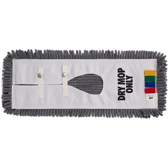 Насадка МОП SYR супервпитывающая креп под рамку 40см серая 994598