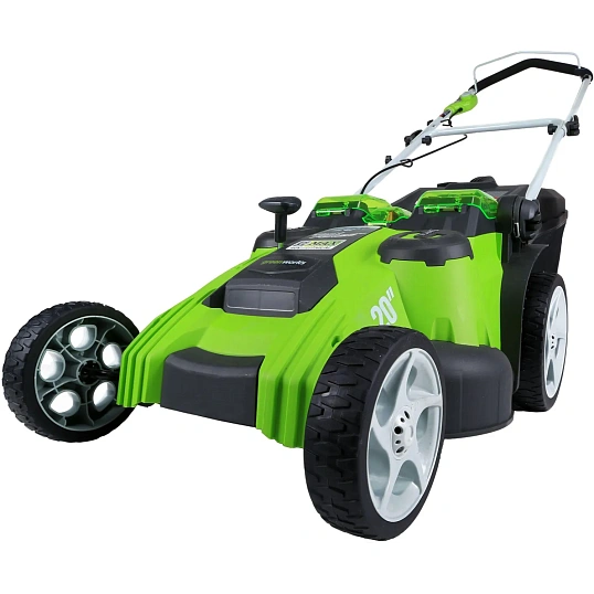 Газонокосилка аккумуляторная Greenworks TwinForce, 40V, 49 см 2500207VB