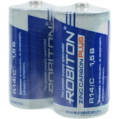 Батарейка ROBITON PLUS R-R14-SR2 R14 SR2 (2шт/уп)