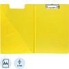 Папка-планшет с зажимом и крышкой Attache Bright colours A4 желтый