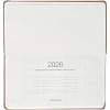 Еженедельник датированный 2026 IF 16х9см 64л, мягк Success I1835/beige