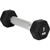 Гантель гексагональная STARFIT DB-301PRO  1 кг, черный, ЦБ-00003795