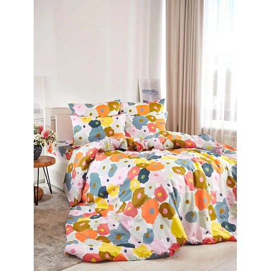 Постельное белье 1,5сп  Бязь (нав.50х70-2шт),Murreva