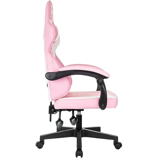 Кресло VB_Echair Easy Game-907 LT PU экокожа розовый/белый, пластик