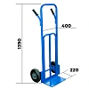 Тележка грузовая TOR КГ-300 г/п 300 кг (пневмо колеса 250 мм), 1021599