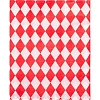 Скатерть одноразовая Luscan, 120х200см 6шт/рулон, красный ромб