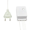 Гирлянда светодиодная Сеть 1,8х1,5м,прозрач ПВХ,180 LED Мультиколор 215-139