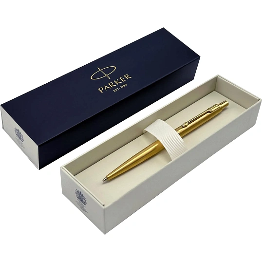 Ручка шариковая Parker Classic Gold SS GT 1,0мм, кнопочн, синяя ,9000016330