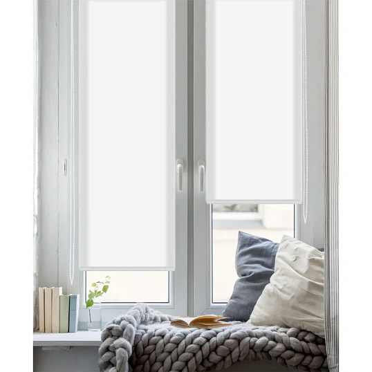 Рулонная штора Комус Мебель Stars - W1985 V400, 55х160, белый