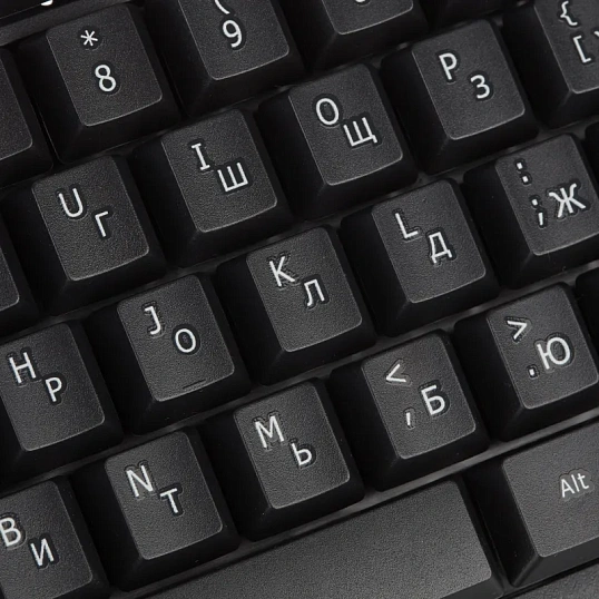 Клавиатура C-KB3031 черная, USB, 104кн BT-JKB-002/C-KB3031