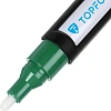 Маркер лаковый TOPFORT Industrial Plus 4 мм зеленый
