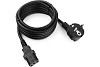 Кабель (питания) Cablexpert PC-186-1-3M,3м,Schuko-C13,Сечение 3x1кв.мм,черн