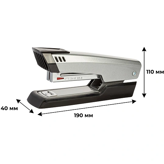 Степлер Maped UNIVERSAL METAL до25л,№24/6-26/6,антист,400скоб,ассорти,39200