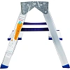 Стремянка двухсторонняя алюминиевая 2 ступени Комус      