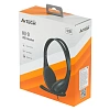 Гарнитура с микрофоном A4Tech HU-9 черный 1.8м накладные USB HU-9 (BLACK)