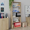 Стеллаж Easy One LT 22/16 768х370 дуб сонома В1997