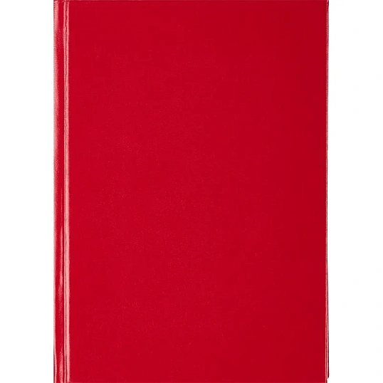 Ежедневник недатированный А5+, 136л,  IDEAL NEW   красный  3-122/06