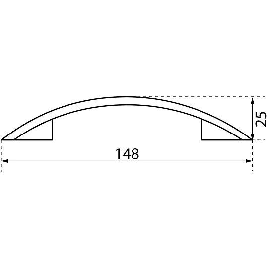 Ручка УЗК_скоба меб.StahlBuro P100-96(16635) KOD дерево 2шт/уп
