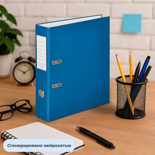 Папка-регистратор Attache Economy, 75мм, 10шт/уп, cиний,ПБП1,карм.кор