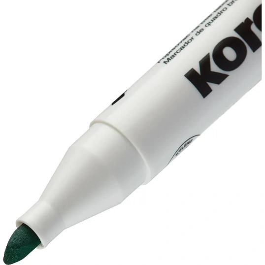 Маркер для белых досок KORES зеленый 3-5 мм скошенный наконечник 20855