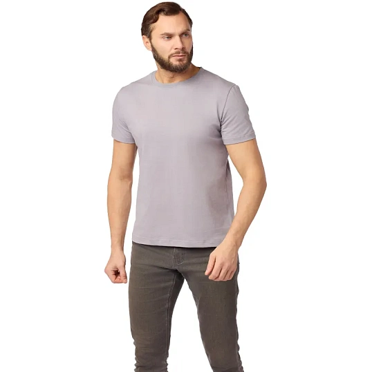 Футболка (160 г.) с кор.рукавом св.серый (XL)