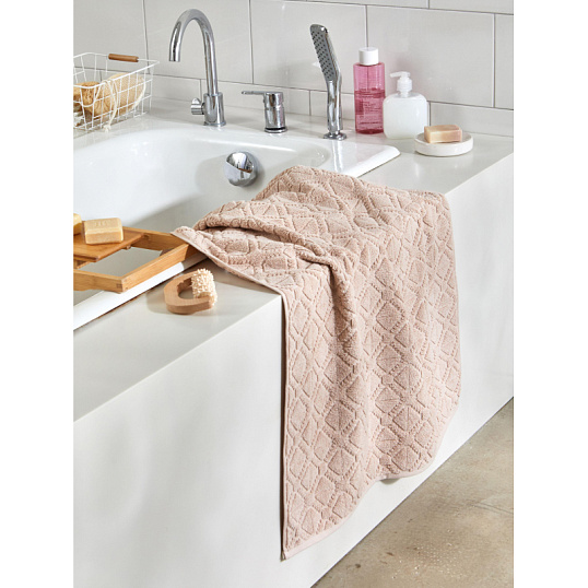 Полотенце махровое банное 70х120 см ,500 г/м2, Кремовый