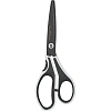 Ножницы Bruno Visconti FINECUT 210мм, тефл.покр,прорезин. ручки,ч/б,60-0026