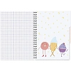 Бизнес-тетрадь А5,96л,кл,греб,мат.лам. Attache Selection Sweet Life Капкейк