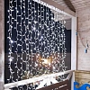 Гирлянда светодиодная Занавес 2х3м 600 LED хол. белый мерц. Ip65 235-211