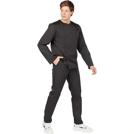 Китель Повара у23-КУ черный (р.48-50) р.170-176