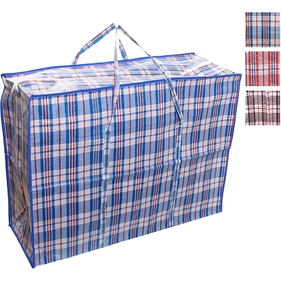 Сумка хозяйственная 60x50x30 Клетка 945-111