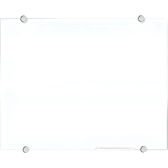 Доска стеклянная 100х150,Attache, прозрачная