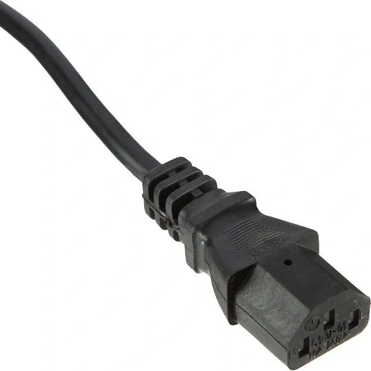 Кабель питания Euro-C13 (F), 10А, 0,75мм2, 1.8м, чер (OPC001)