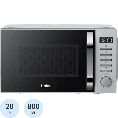 Микроволновая печь Haier HMB-DM208SA 20л,800 вт, серебристый (TD0039505RU)