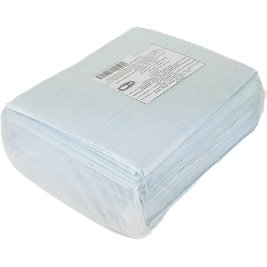 Простыня 80х70, влагонепрон., пл. 65, Tutami papyr 20шт/уп  Гекса