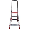Стремянка алюминиевая усиленная 225 кг 3 ступени, Новая Высота  3110103